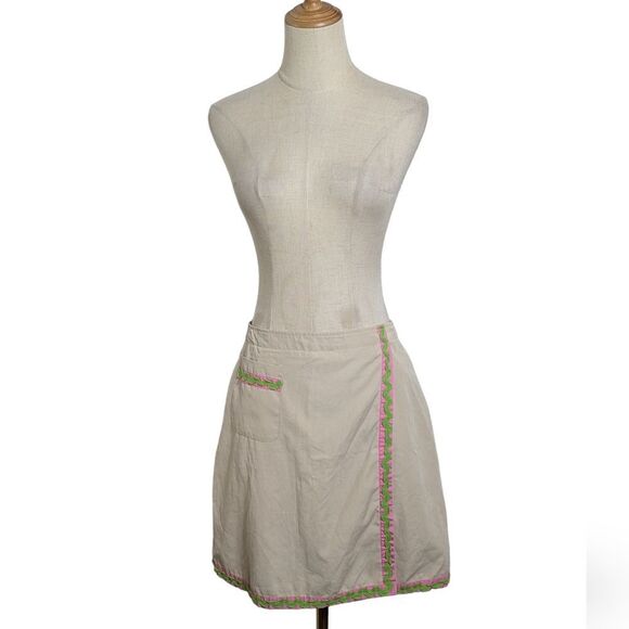 Lilly Pulitzer Tan Skirt With Shorts - Picture 2 of 7